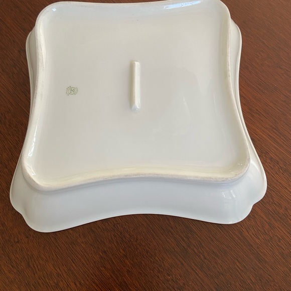 The Pine Cone Egg Limoges Square Serving Dish - Picture 4 of 6